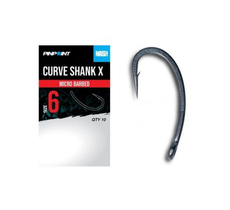 Nash Háčiky Curve Shank X Micro Barbed 10ks