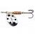 Blinker TONDO DECORATO Argento / Nero