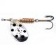 Blinker TONDO DECORATO Argento / Nero