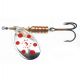 Blinker TONDO DECORATO Argento / Rosso