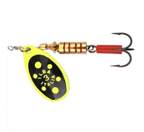 Blinker TONDO BOLT NERO/FLUO LEMON