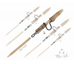 Zfish Závesky Heavy Duty Clip Complete Pin Set 40 mm
