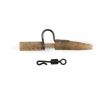 Zfish Záveska Heavy Duty Clip & Tail Rubber + QC