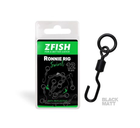 Zfish Obratlík Ronnie Rig Swivel Matt veľ.12
