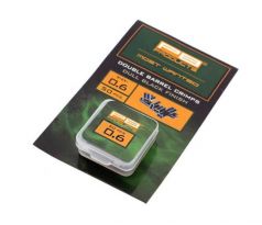 PB Products Double Barrel Crimps 0,6mm/5mm dull black 50ks/bal