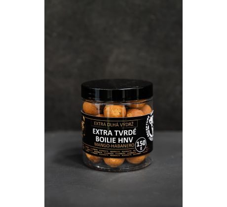 Riverbaits Extra Tvrdé Boilie – Mango Habanero 24mm
