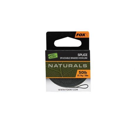 Fox Edges Naturals Splice Hooklength 50lb 20m