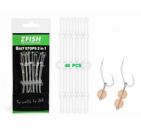 ZFISH Zarážka Silicone Boilie Stops 16-30mm