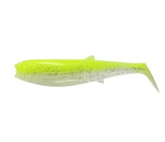 Savage Gear Cannibal Shad Fluo Yellow Glow
