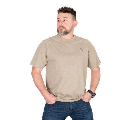 Fox Tričko Lw Khaki Large Print T-Shirt