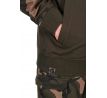 Fox LW Khaki/Camo Split Zip Hoody