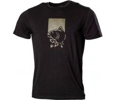 Nash Tričko Make It Happen T-Shirt Fish Logo Black L