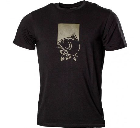 Nash Tričko Make It Happen T-Shirt Fish Logo Black L