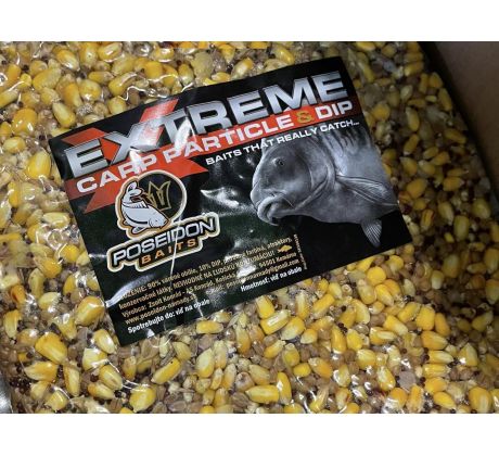 POSEIDON Varený partikel Mix Kukurica, Konope, Tigrí orech - 3kg