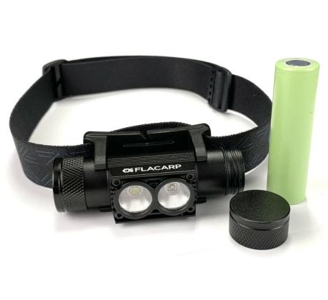 Flacarp Čelovka Vodotesná HL3UV s Bielym a UV Svetlom