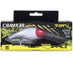 Black Cat Wobler Cranker Red Head 12 cm 25 g