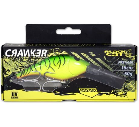 Black Cat Wobler Cranker Firetiger 12 cm 25 g