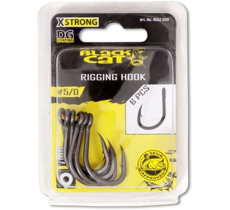 Black Cat Háčik Rigging DG Coating 6 ks