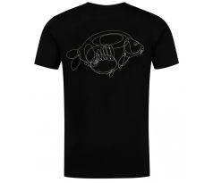 Korda Tričko One Liner Tee Black