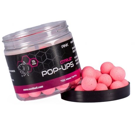 Nash Plávajúce Boilie Pop Ups Citruz Pink 75 g