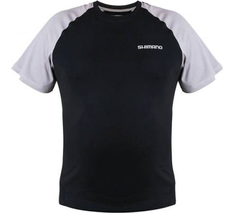 SHIMANO Tričko Short Sleeve T-Shirt Black