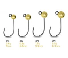 Volfrámový jig Delphin T-AREA BL / 5ks - zlatý