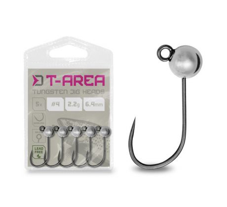 Volfrámový jig Delphin T-AREA BL / 5ks - strieborný