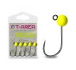 Volfrámový jig Delphin T-AREA BL / 5ks - fluo žltý