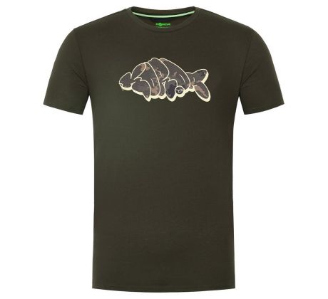 Korda - Outline Tee Dark Olive