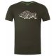 Korda - Outline Tee Dark Olive
