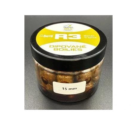 A baits Dipované boilies R3 15mm
