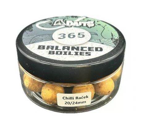 A baits Chilli Raček Balanced boilies 20/24 mm 300ml