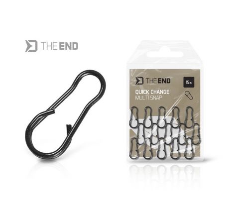 Rýchlovýmenný klip Delphin TheEND Multi Snap / 15ks