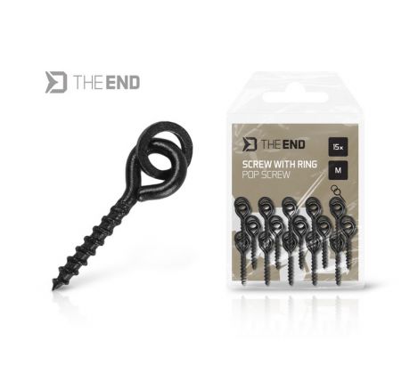 Vrtáčik s krúžkom Delphin TheEND POP Screw / 15ks
