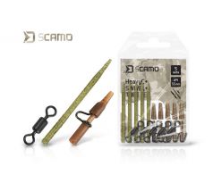 Set Delphin sCAMO HeavyC + Swivel + Tube / 5 setov