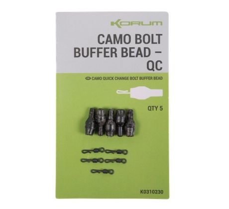 Korum Závesky Camo Bolt Buffer Bead QC 5 ks