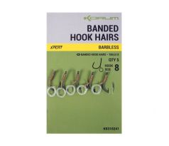 Korum Háčik s Gumičkou Banded Hook Hairs Barbless