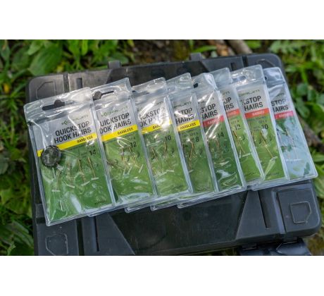 Korum Naviazané Háčiky Quickstop Hook Hairs Barbed 4 ks
