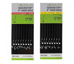Korum Big Fish Quickstop Hair Rigs Barbed 10cm