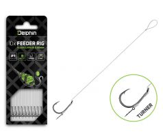 Feedrový nadväzec Delphin Fluoro Sting - Turner / 10ks