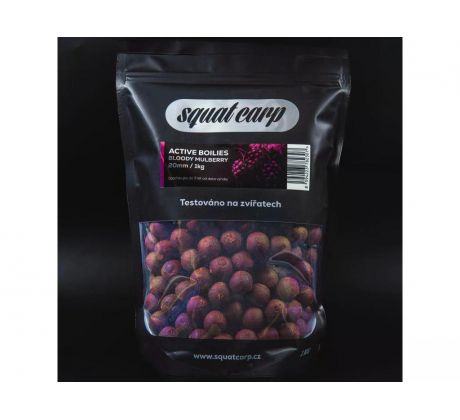 Squatcarp Active Boilies BLOODY MULBERRY