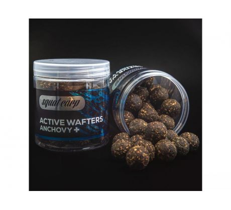 Squatcarp Active Wafters Anchovy+ rozpustné neutrálně vyvážené boilies