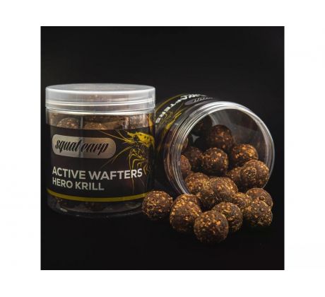 Squatcarp Active Wafters Hero Krill rozpustné neutrálně vyvážené boilies