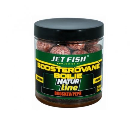 BOOSTEROVANÉ BOILIE 250ml 20mm : BROSKEV / PEPŘ