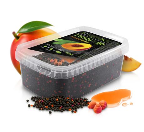 Pellet box Delphin Reaxe READY&GO / Mango-Broskyňa