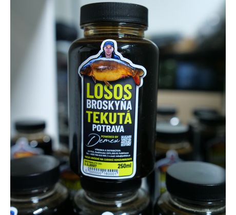 Jetfish Demex - Tekutá Potrava (Dip) Losos Broskyňa 250ml