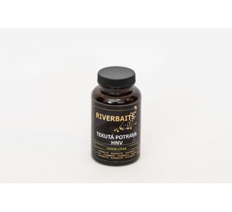 Riverbaits Gama Crab – Tekutá Potrava 250ml