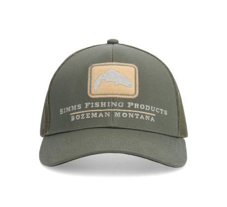 Šiltovka Simms Trout Icon Trucker Smokey Olive