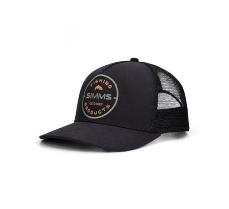 Šiltovka Simms Haul Trucker Black Rounder
