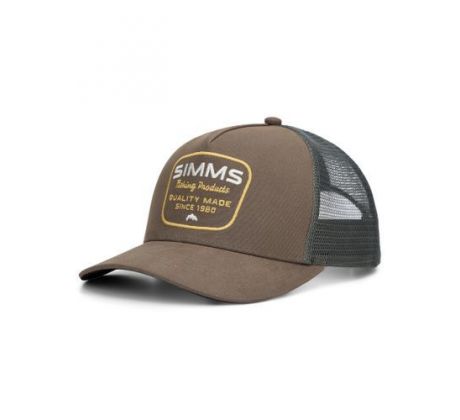 Šiltovka Simms Double Haul Trucker Loden Stamp Lockup